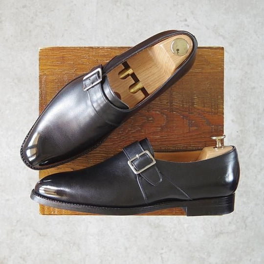 極美品★Oriental/オリエンタル SIZE 6.5【定価￥42,900-★ダイナイトソール仕様/JOSEPH】World Footwear Gallery別注/カーフ/黒★f961