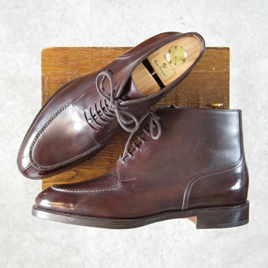 未使用★ジョンロブ 7.5E【モデル定価￥264,000-★シャンボード2のブーツ仕様/ミスティカーフ】CHAMBORD 2 BOOT/濃茶/JOHN LOBB★f963