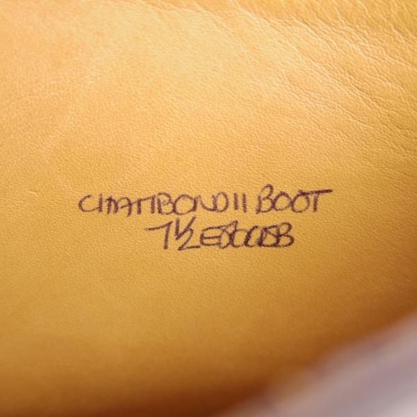 未使用★ジョンロブ 7.5E【モデル定価￥264,000-★シャンボード2のブーツ仕様/ミスティカーフ】CHAMBORD 2 BOOT/濃茶/JOHN LOBB★f963