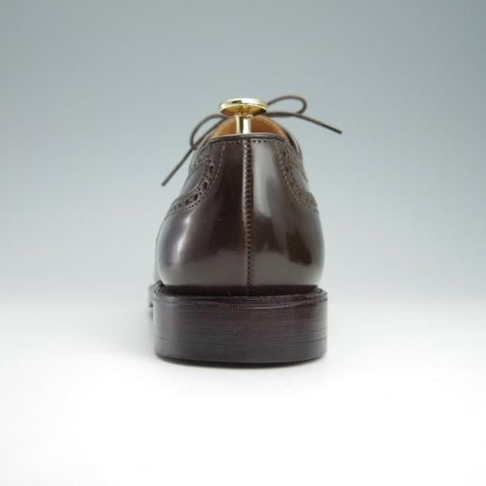 極美品★クロケット&ジョーンズ UK8.5/US9D【コードバン仕様★ダークブラウン/茶/ブルックスブラザーズ別注】Peal&co/Crockett&Jones★f967