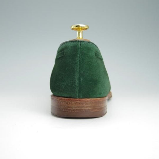 極上★クロケット&ジョーンズ 8E【モデル定価￥86,900-★CAVENDISH 2/キャベンディッシュ2】タッセルローファー/緑/Crockett&Jones★f970