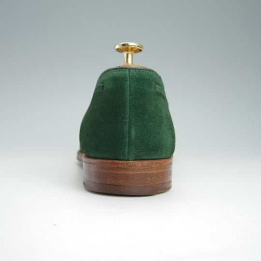 極上★クロケット&ジョーンズ 8E【モデル定価￥86,900-★CAVENDISH 2/キャベンディッシュ2】タッセルローファー/緑/Crockett&Jones★f970