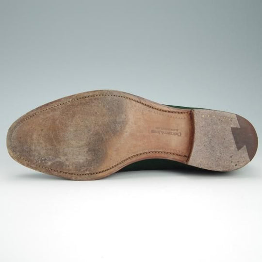 極上★クロケット&ジョーンズ 8E【モデル定価￥86,900-★CAVENDISH 2/キャベンディッシュ2】タッセルローファー/緑/Crockett&Jones★f970