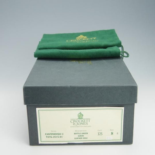 極上★クロケット&ジョーンズ 8E【モデル定価￥86,900-★CAVENDISH 2/キャベンディッシュ2】タッセルローファー/緑/Crockett&Jones★f970