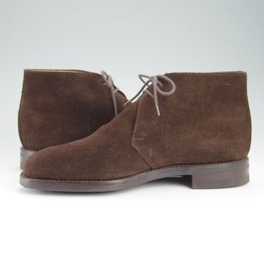 極上★クロケット&ジョーンズ 7.5E【定価￥77,000-★ダイナイトソール仕様/CHERTSEY】224ラスト/チャッカブーツ/茶/Crockett&Jones★f972