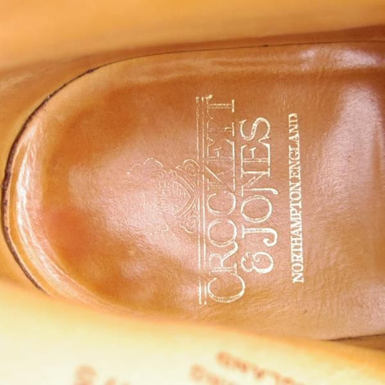 極上★クロケット&ジョーンズ 7.5E【定価￥77,000-★ダイナイトソール仕様/CHERTSEY】224ラスト/チャッカブーツ/茶/Crockett&Jones★f972