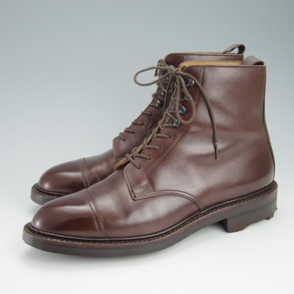 美品★クロケット&ジョーンズ 6E【定価￥99,000-★CONISTON/コニストン】325ラスト/リッジウェイソール/ブーツ/濃茶/Crockett&Jones★f973