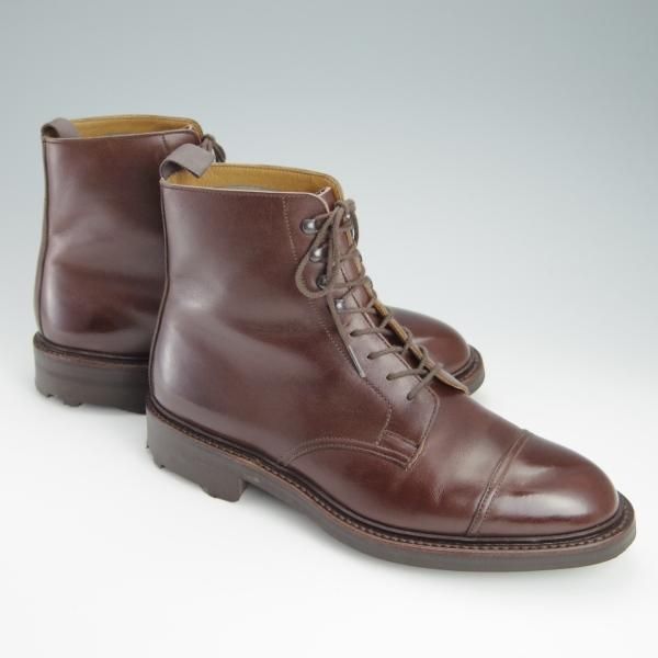 美品★クロケット&ジョーンズ 6E【定価￥99,000-★CONISTON/コニストン】325ラスト/リッジウェイソール/ブーツ/濃茶/Crockett&Jones★f973