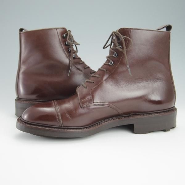 美品★クロケット&ジョーンズ 6E【定価￥99,000-★CONISTON/コニストン】325ラスト/リッジウェイソール/ブーツ/濃茶/Crockett&Jones★f973