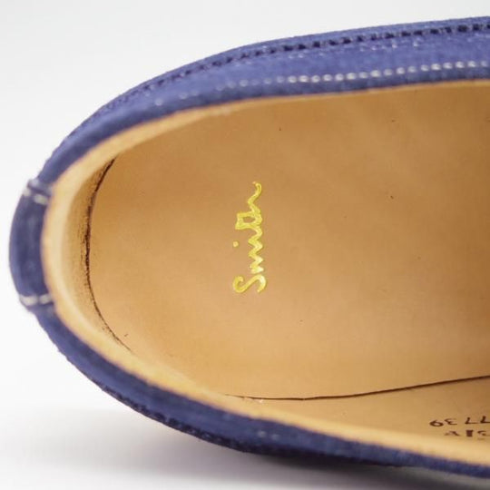 未使用★(英)チーニー 7F【貴重★(英)ポールスミス別注/ロングウイング】12113ラスト/スエード/紺/メンズ/Paul Smith/CHEANEY★f974