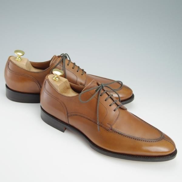 未使用★ユニオンインペリアル SIZE 7.5【定価￥39,600-★Uチップ/U2003】(仏)アノネイ社/ベガノカーフ/茶/メンズ/Union Imperial★f977