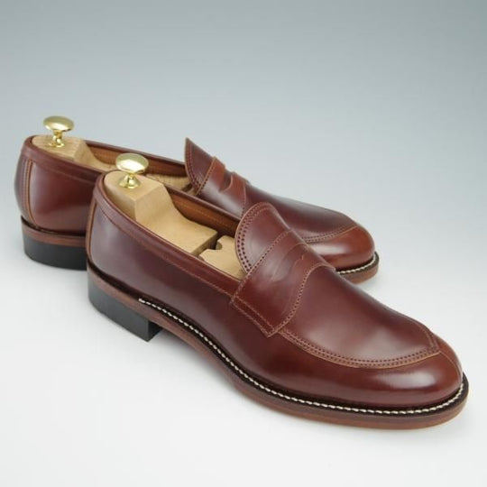 新品★Makers/メイカーズ SIZE 7【定価￥114,400-★#4/茶系コードバン仕様/ホーウィン社】CDVN-01/コインローファー/メンズ★f978