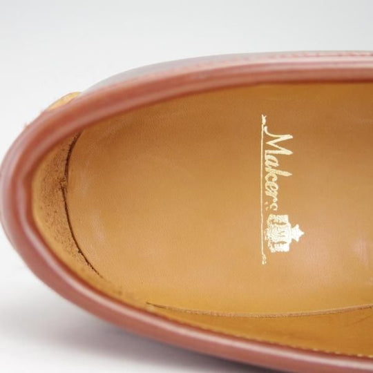 新品★Makers/メイカーズ SIZE 7【定価￥114,400-★#4/茶系コードバン仕様/ホーウィン社】CDVN-01/コインローファー/メンズ★f978