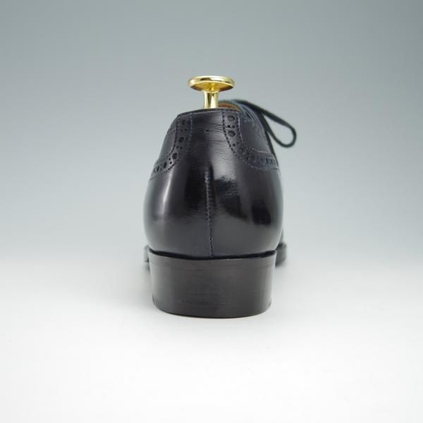 極上★(浅草)RENDO/レンド SIZE 8【オーダー価格7.5万円程度★(イルチア社)ラディカカーフ仕様/8457】845ラスト/フルブローグ/紺★f979