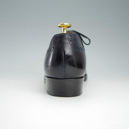 極上★(浅草)RENDO/レンド SIZE 8【オーダー価格7.5万円程度★(イルチア社)ラディカカーフ仕様/8457】845ラスト/フルブローグ/紺★f979