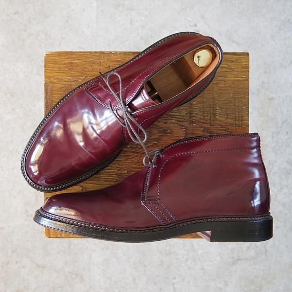 【極上】ALDEN 1339 レザーソウル別注 コードバン チャッカブーツ 7D 極上】ALDEN 1339 レザーソウル別注 コードバン チャッカブーツ 7D