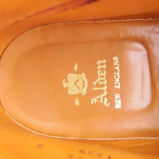 極上★オールデン 7D【定価￥143,000-★コードバン仕様/1339】バリーラスト/チャッカブーツ/#8/バーガンディー/赤茶/メンズ/Alden★f980