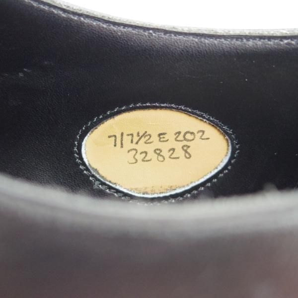 美品★エドワードグリーン 7E【現行定価￥174,900-★チェルシー/旧ロゴ/CHELSEA】202ラスト/ストレートチップ/黒/EDWARD GREEN★f981