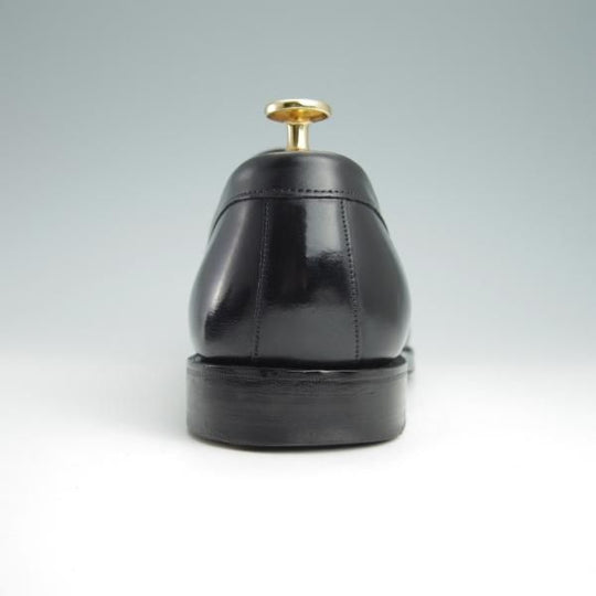 美品★(英)チーニー 8.5F【定価￥78,100-★HUDSON/ハドソン/コインローファー】5203ラスト/カーフ/黒/メンズ/CHEANEY★f982