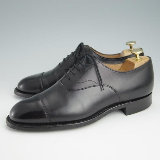 美品★(英)チーニー 6.5F【定価￥78,100-★ダイナイトソール仕様/ALFRED R】125ラスト/ストレートチップ/カーフ/黒/メンズ/CHEANEY★f983