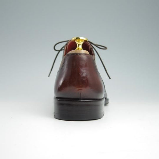 美品★(スペイン製)マグナーニ・セレクション SIZE 40【最上級ライン★ボロネーゼ製法/マグナムカーフ】濃茶/MAGNANNI SELECCION★f986