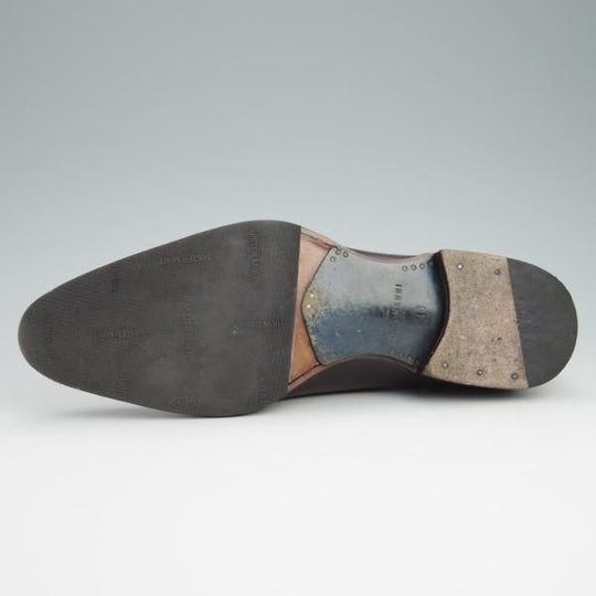 美品★(スペイン製)マグナーニ・セレクション SIZE 40【最上級ライン★ボロネーゼ製法/マグナムカーフ】濃茶/MAGNANNI SELECCION★f986