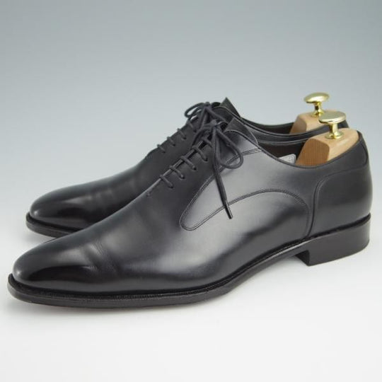 美品★シェットランドフォックス SIZE 8.5【定価￥48,400-★アバディーン/3057SF】プレーントゥ/カーフ/黒/メンズ/Shetlandfox★f987