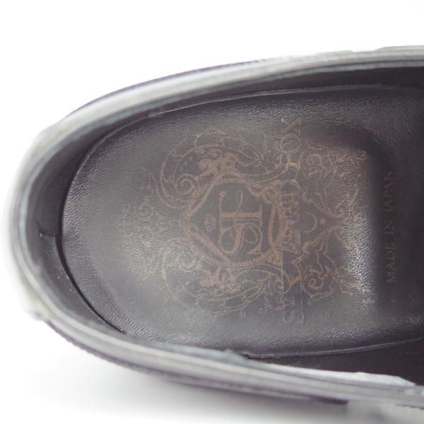 美品★シェットランドフォックス SIZE 8.5【定価￥48,400-★アバディーン/3057SF】プレーントゥ/カーフ/黒/メンズ/Shetlandfox★f987