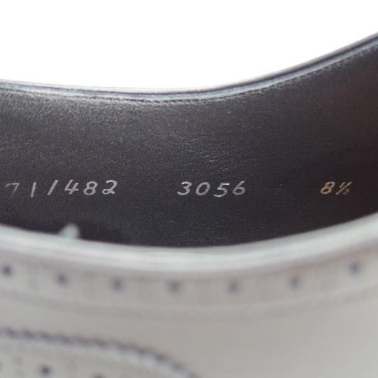 美品★シェットランドフォックス SIZE 8.5【定価￥48,400-★アバディーン/3056SF】セミブローグ/カーフ/黒/メンズ/Shetlandfox★f988