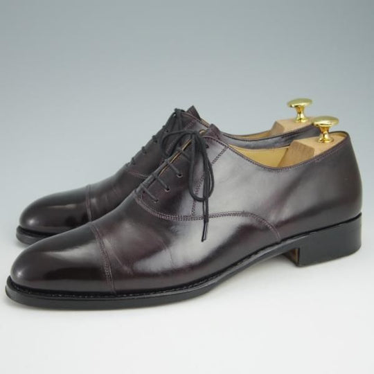 美品★(東欧)VASS/ヴァーシュ SIZE 41【貴重★Alt English/ストレートチップ】Fラスト/カーフ/赤茶/メンズ★f990