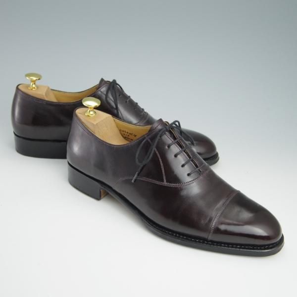 美品★(東欧)VASS/ヴァーシュ SIZE 41【貴重★Alt English/ストレートチップ】Fラスト/カーフ/赤茶/メンズ★f990