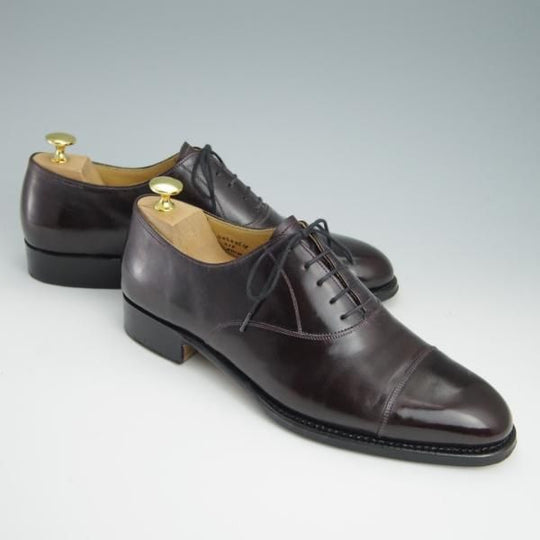 美品★(東欧)VASS/ヴァーシュ SIZE 41【貴重★Alt English/ストレートチップ】Fラスト/カーフ/赤茶/メンズ★f990