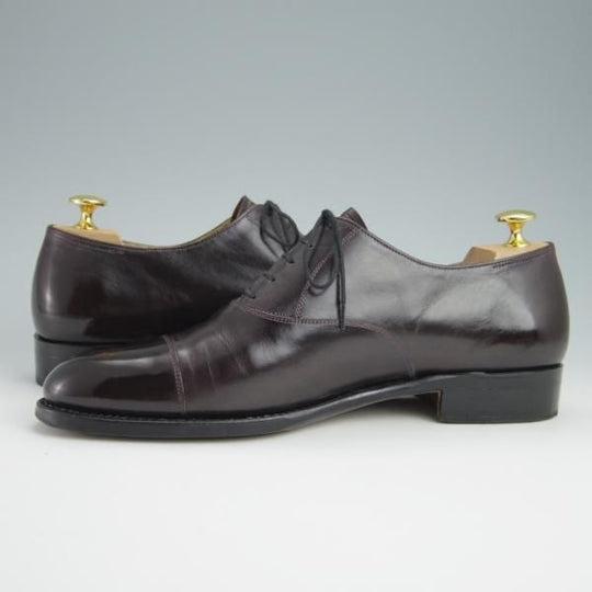 美品★(東欧)VASS/ヴァーシュ SIZE 41【貴重★Alt English/ストレートチップ】Fラスト/カーフ/赤茶/メンズ★f990