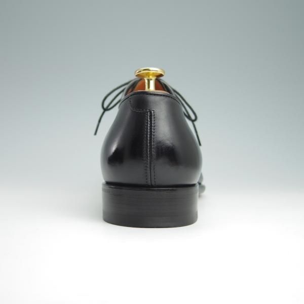 極美品★(伊)サントーニ SIZE 7.5【定価￥110,000-★ストレートチップ/16207】LEVANTEラスト/カーフ/黒/メンズ/Santoni★f991