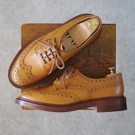 新品★トリッカーズ SIZE 7【定価￥90,200-★BOURTON/バートン/エイコンアンティーク】5633/カントリーシューズ/短靴/Tricker's★f992