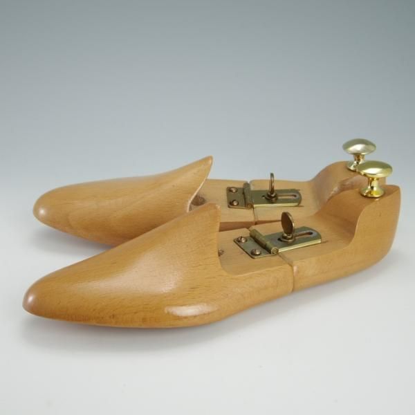 極上★(仏)ラ・コルドヌリ・アングレーズ同系 SIZE 38【パーフェクタ社製★ヒンジ式シューツリー】木製シューキーパー/PERFECTA★g007