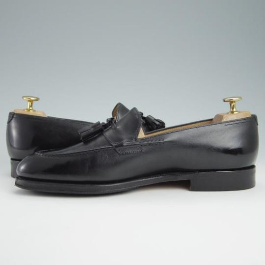 極上★ジョンロブ 6E【同系モデル定価￥242,000-★タッセルローファー/TRURO】トゥルーロ/4098ラスト/カーフ/黒/JOHN LOBB★g009