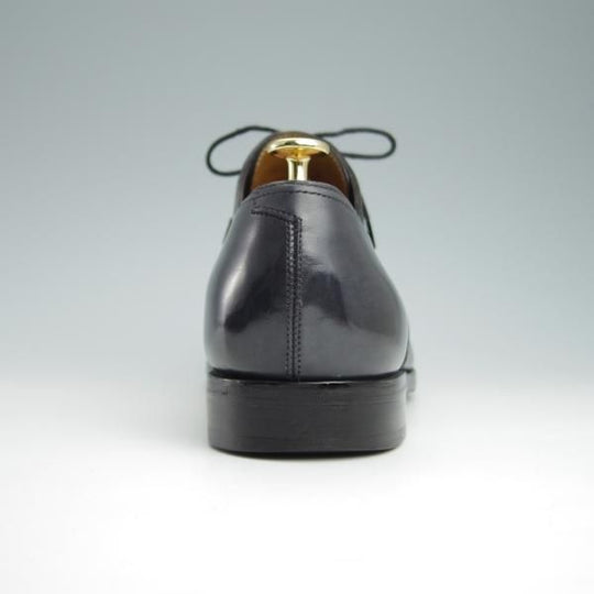 極上★ジョンロブ製 UK10【貴重★エルメス別注/HERMES/ミュージアムカーフ】HECTOR/H413ラスト/フルブローグ/灰〜黒系/JOHN LOBB★g010