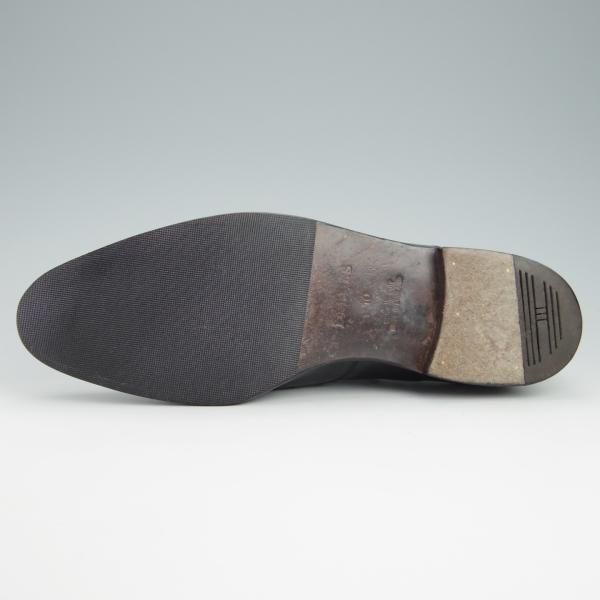 極上★ジョンロブ製 UK10【貴重★エルメス別注/HERMES/ミュージアムカーフ】HECTOR/H413ラスト/フルブローグ/灰〜黒系/JOHN LOBB★g010