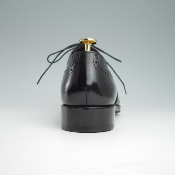 美品★シェットランドフォックス SIZE 7【キルト付き★ナイツブリッジ/3017SF】ギリーシューズ/カーフ/黒/メンズ/Shetlandfox★g011