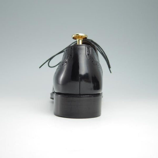 美品★シェットランドフォックス SIZE 7【キルト付き★ナイツブリッジ/3017SF】ギリーシューズ/カーフ/黒/メンズ/Shetlandfox★g011