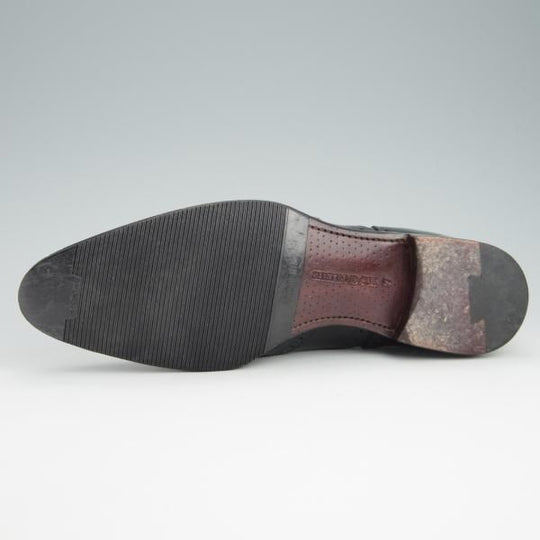 美品★シェットランドフォックス SIZE 7【キルト付き★ナイツブリッジ/3017SF】ギリーシューズ/カーフ/黒/メンズ/Shetlandfox★g011