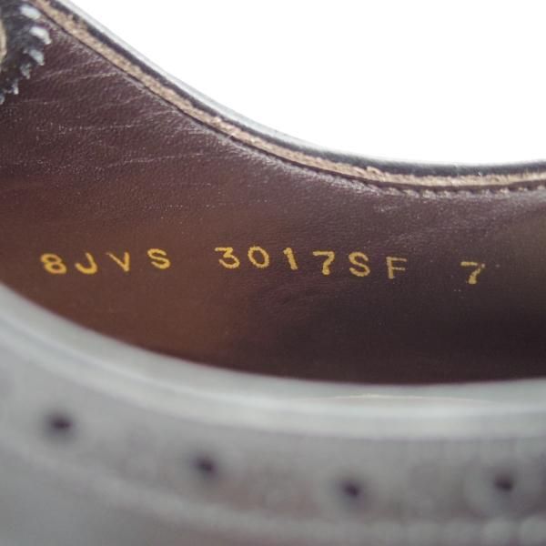 美品★シェットランドフォックス SIZE 7【キルト付き★ナイツブリッジ/3017SF】ギリーシューズ/カーフ/黒/メンズ/Shetlandfox★g011