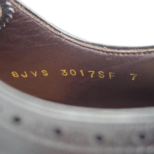 美品★シェットランドフォックス SIZE 7【キルト付き★ナイツブリッジ/3017SF】ギリーシューズ/カーフ/黒/メンズ/Shetlandfox★g011