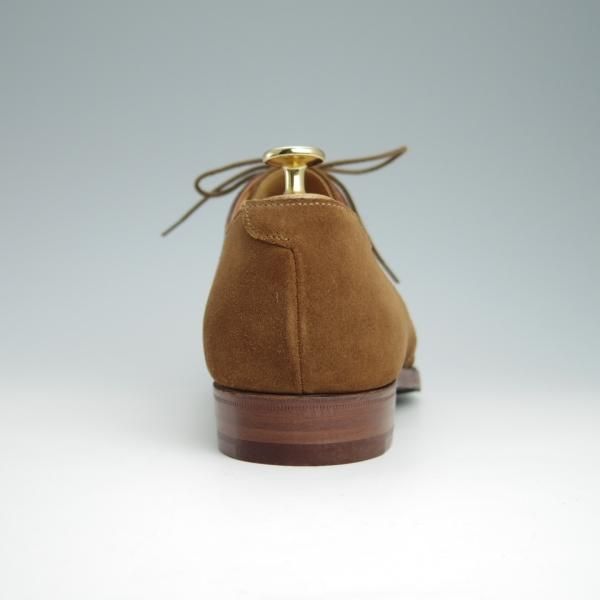 未使用★クロケット&ジョーンズ 7.5E【★ロイドフットウェア別注/Lloyd Footwear】Vフロント/スエード/茶/メンズ/Crockett&Jones★g012