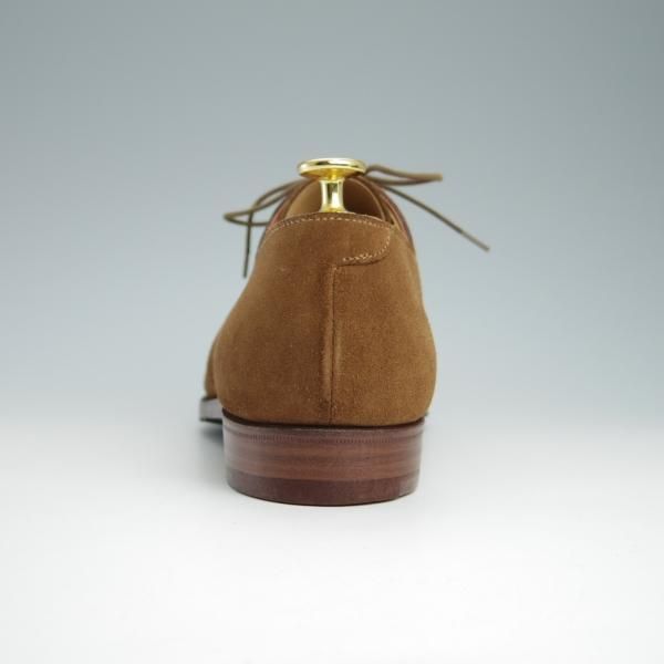 未使用★クロケット&ジョーンズ 7.5E【★ロイドフットウェア別注/Lloyd Footwear】Vフロント/スエード/茶/メンズ/Crockett&Jones★g012