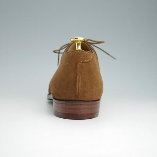 未使用★クロケット&ジョーンズ 7.5E【★ロイドフットウェア別注/Lloyd Footwear】Vフロント/スエード/茶/メンズ/Crockett&Jones★g012