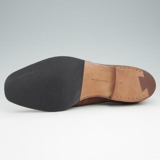 未使用★クロケット&ジョーンズ 7.5E【★ロイドフットウェア別注/Lloyd Footwear】Vフロント/スエード/茶/メンズ/Crockett&Jones★g012