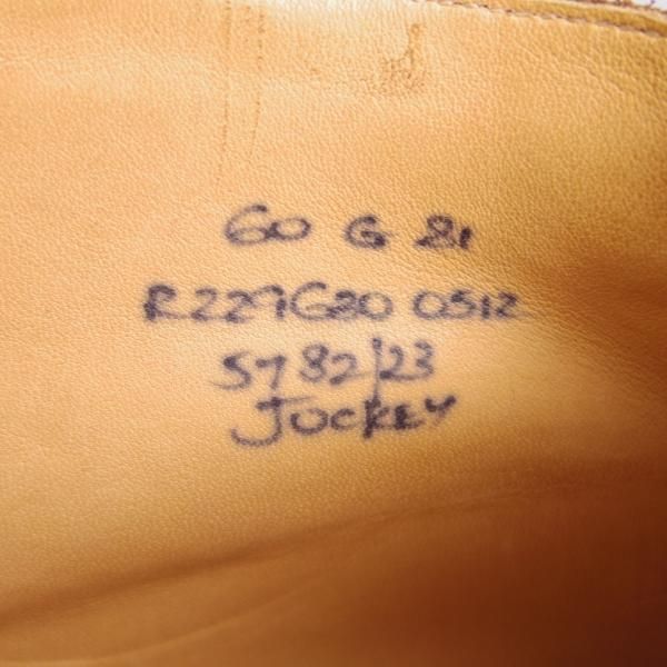 未使用★チャーチ 60G/UK6【貴重★ライダー同仕様/Jockey/81ラスト】3都市ロゴ/チャッカブーツ/スエード/SIGAR/茶/メンズ/Church's★g015