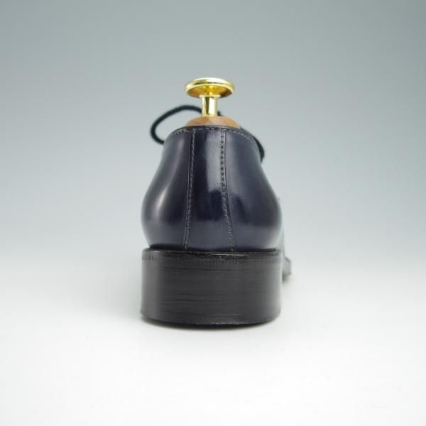 美品★(伊)STEFANO BI/ステファノビ(レディース) SIZE 36【貴重★(伊)Mauro Volponi別注/ホールカット】489/カーフ/紺★g018